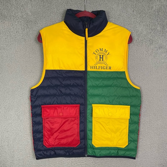 Tommy Hilfiger Color Block Puffer Vest - Picture 2 of 4